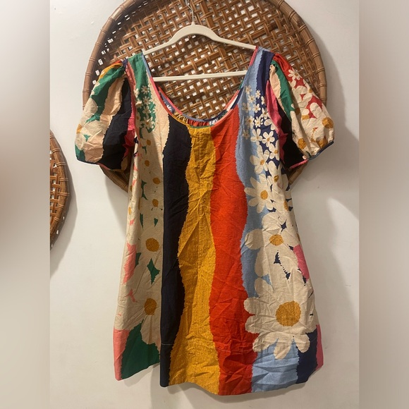 Farm Rio | NWT- Super Fun Daisy Mini Dress | XL - Picture 6 of 13